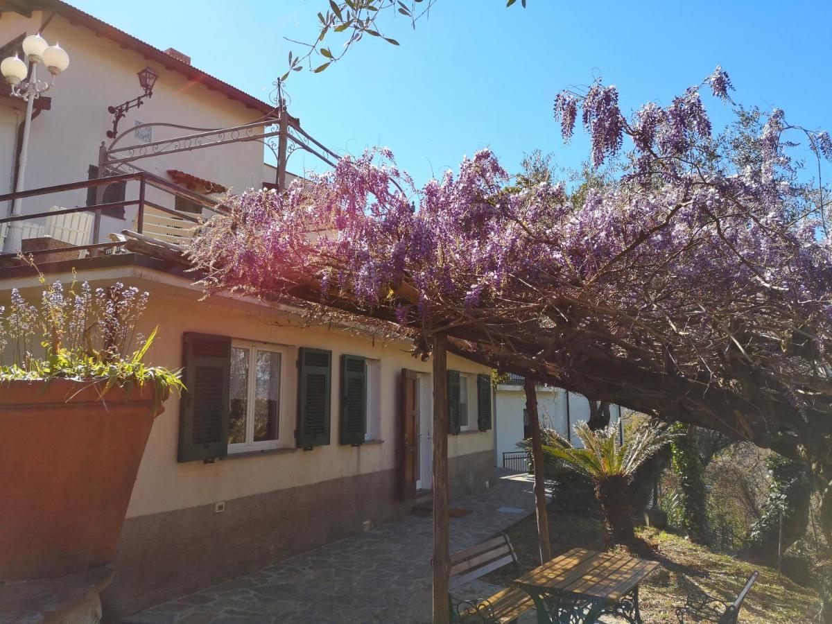 La Vivagna - Casa Vista Mare Tra Gli Ulivi Villa Leivi Eksteriør billede