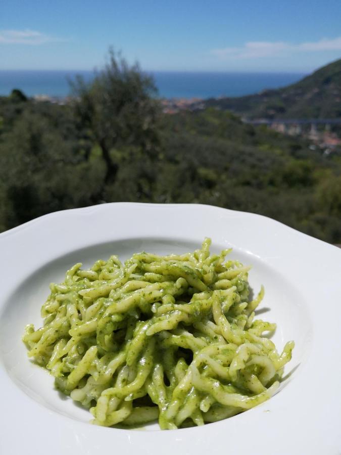 La Vivagna - Casa Vista Mare Tra Gli Ulivi Villa Leivi Eksteriør billede